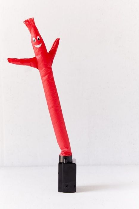 Mini inflatable waving character