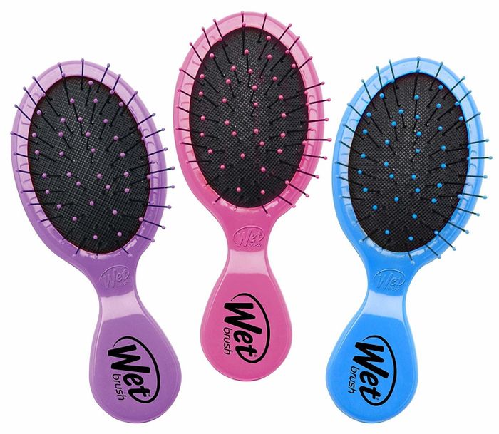 three small Wet Brushes designed to tackle even the toughest hair tangles