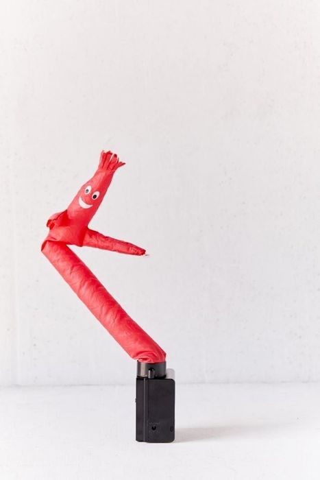 Small inflatable waving character