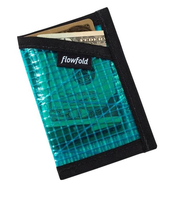 A blue wallet