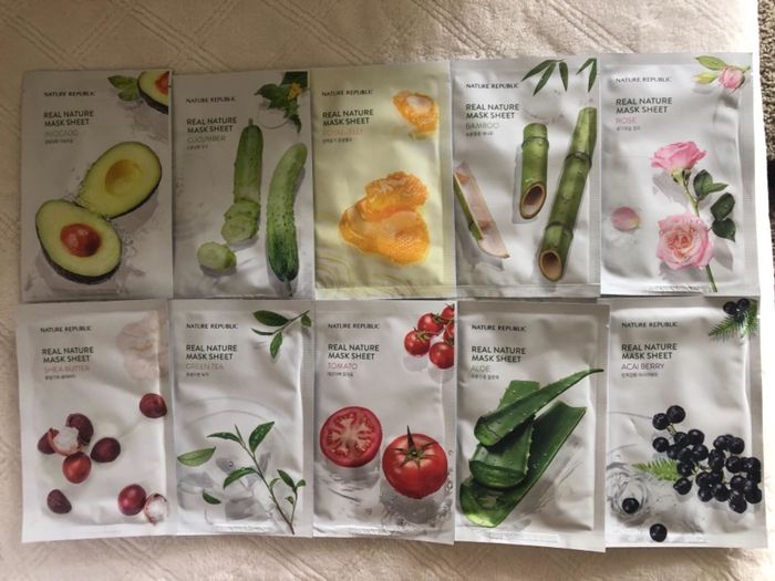 The set of sheet masks