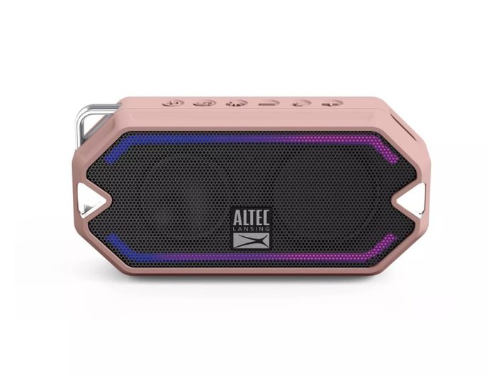 The speaker in pink