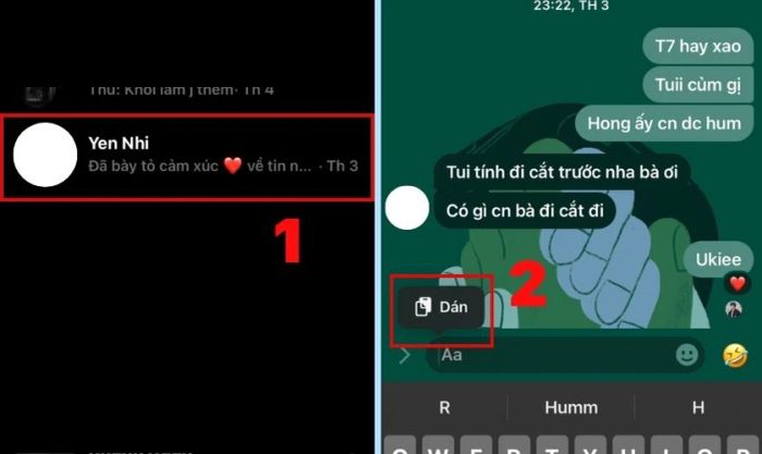 Cách gửi link Facebook cho bạn bè qua Messenger