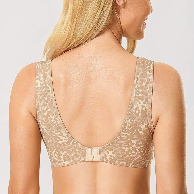 The bra with a U-shaped scoop back design.