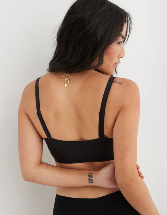 view from the back of a seamless bra