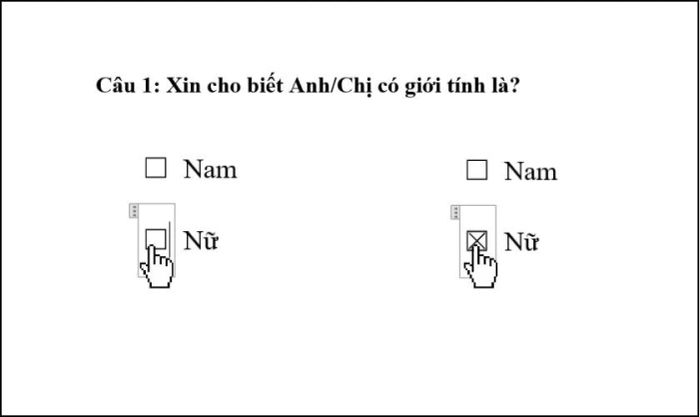Tạo ô vuông có dấu tích trong tài liệu