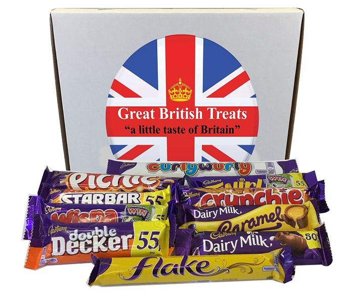 A beautifully packaged box of British treats, ready to satisfy a sweet tooth