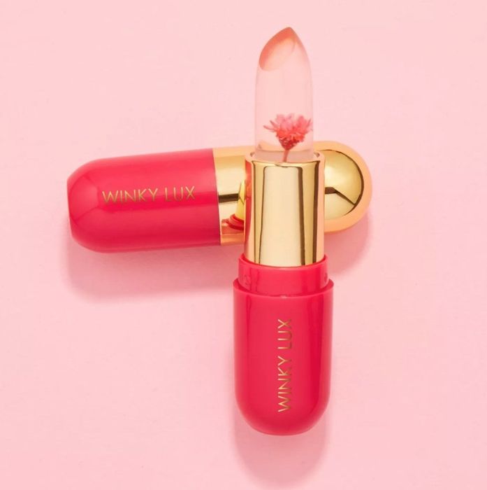 A vibrant lip stain.