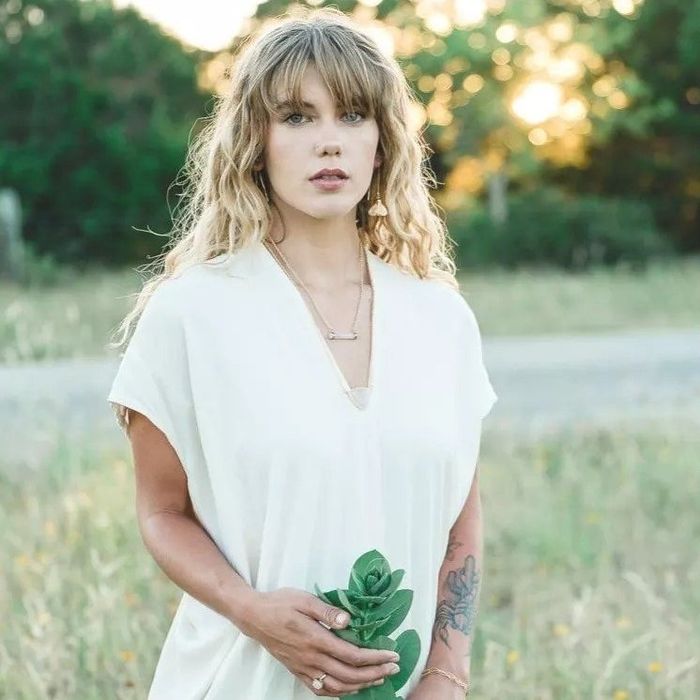 model showcasing the necklace