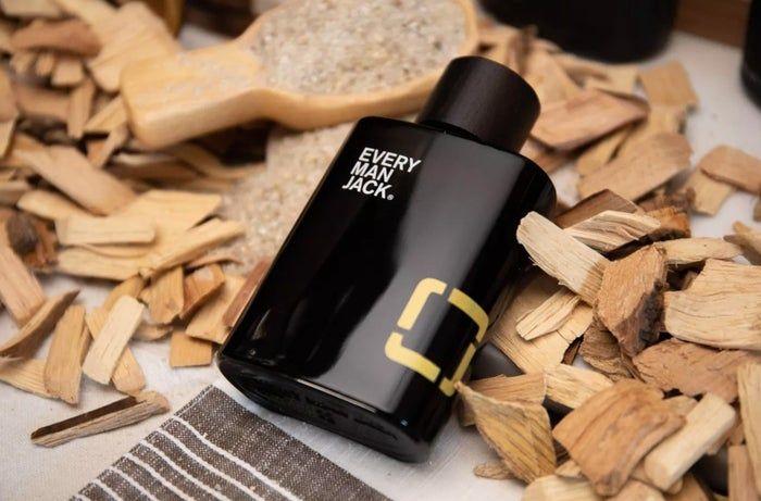 The bottle of Every Man Jack.