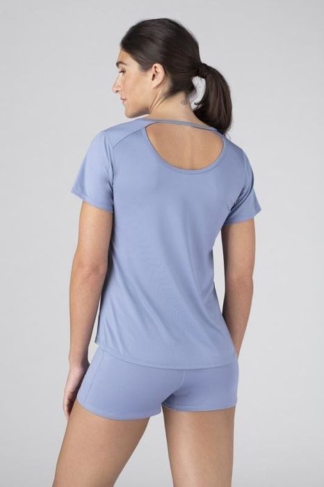 A model is wearing a shirt.
