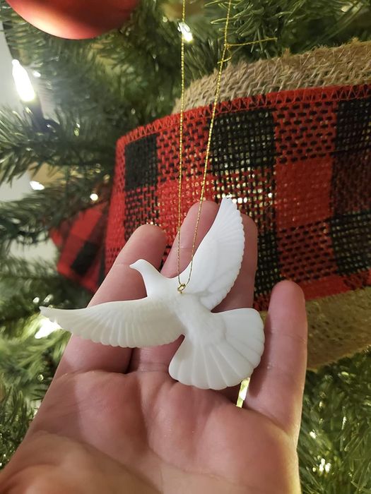 One of the dove ornaments