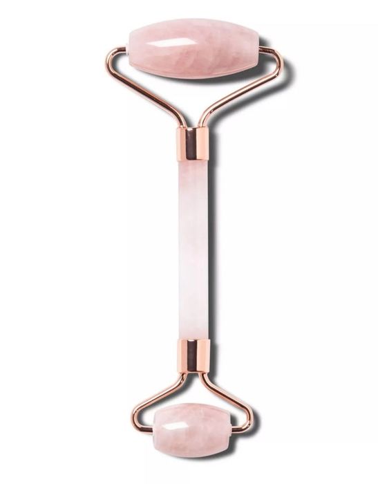 The rose quartz roller.