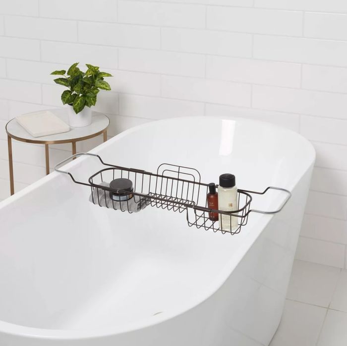 The bathtub caddy.