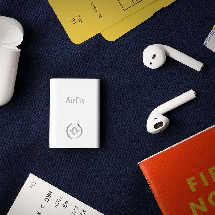 An Airfly wireless transmitter that will connect their AirPods (or any wireless headphones) to devices like airplane seats, no Bluetooth required! The traveler in your life might just shed a few tears of joy over this gift. Keep some tissues handy.