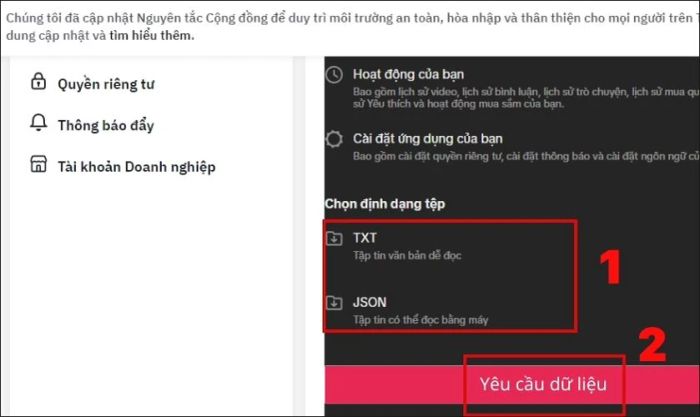 cách để xem lại video đã xem trên TikTok từ máy tính