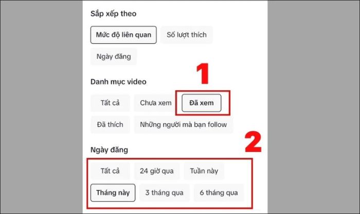 Các bước thực hiện để tìm lại video đã xem trên TikTok