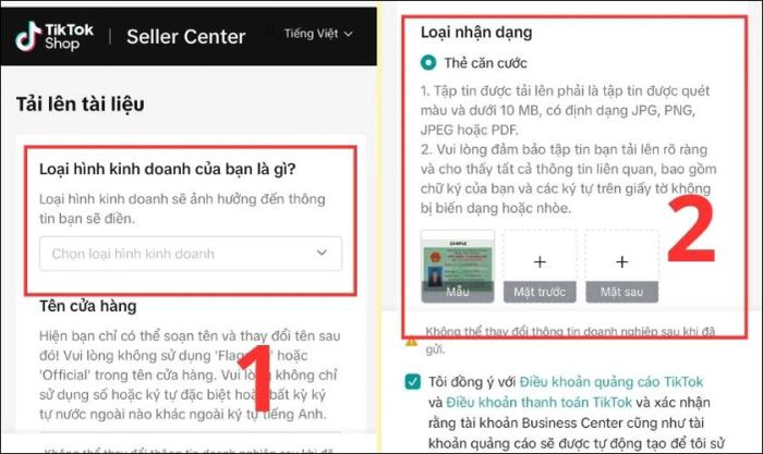 Cung cấp thông tin xác thực của bạn