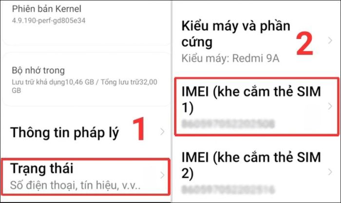Hướng dẫn lấy số IMEI của Xiaomi