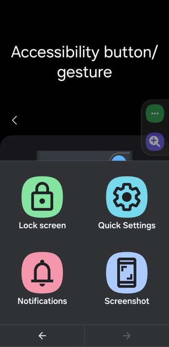 Menu Accessibility nổi