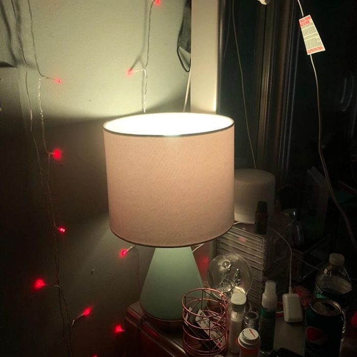 The light emitting a clean, bright white glow.