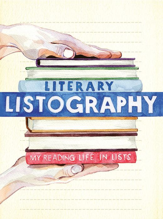 The cover design of the Literary Listography book
