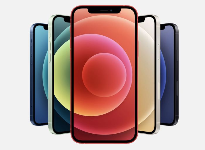 The iPhone 12 Pro available in a range of colors