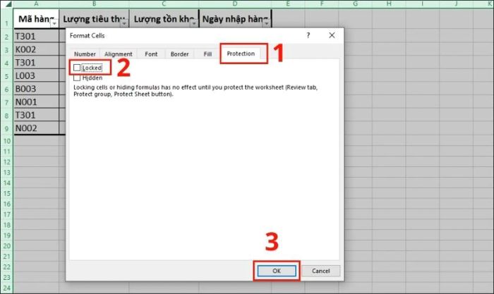 Cách khóa ô trong Excel nhanh chóng bằng phím tắt để ngừng chỉnh sửa.