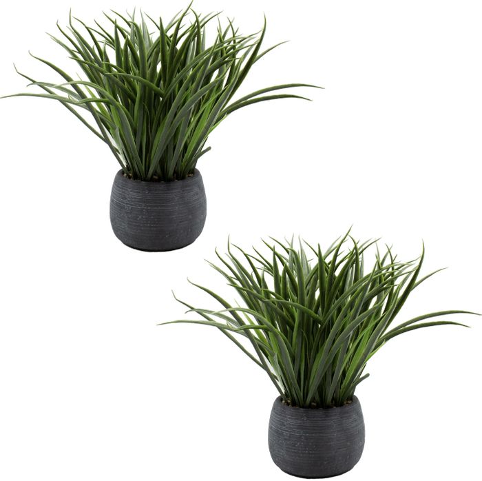 A collection of artificial plants
