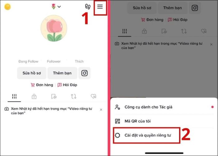 Lỗi không thể livestream trên TikTok.