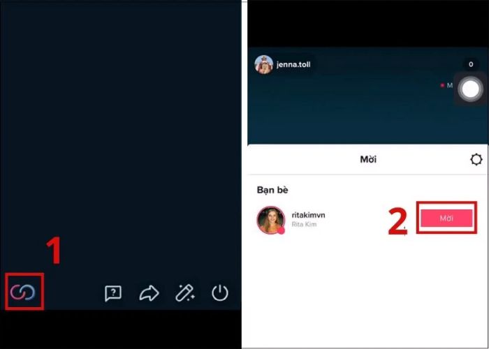 Cách livestream PK trên TikTok bằng điện thoại