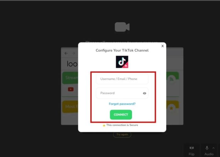 Sử dụng ứng dụng bên thứ ba để livestream game