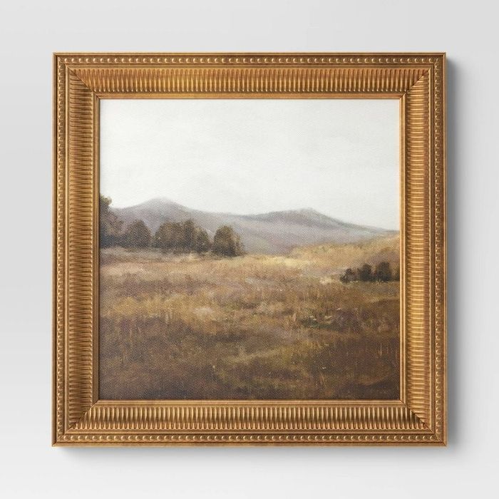 The framed artwork