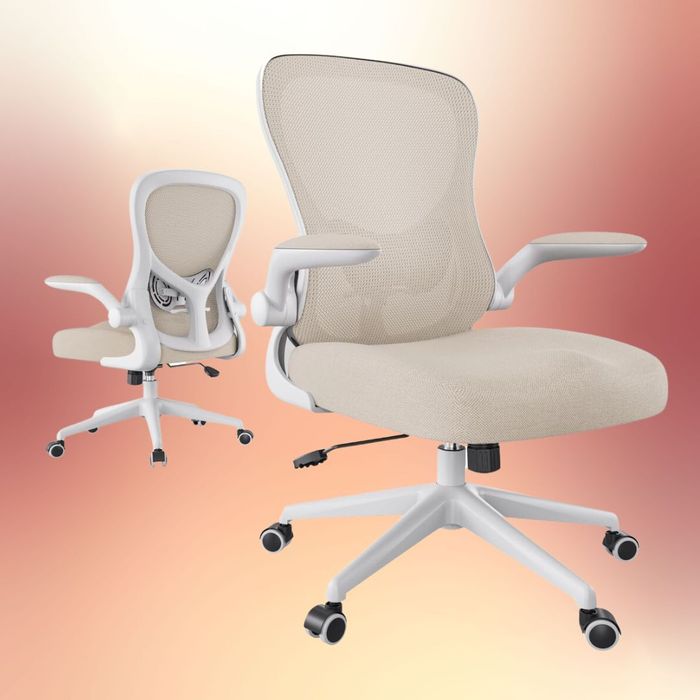 The chairs in a neutral grey hue