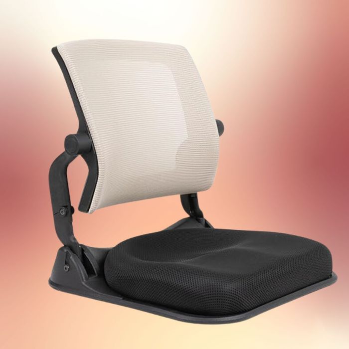 A grey-colored chair