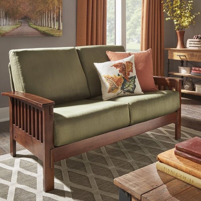 Loveseat in olive