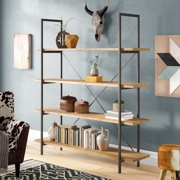 A photo showcasing the stylish bookcase.