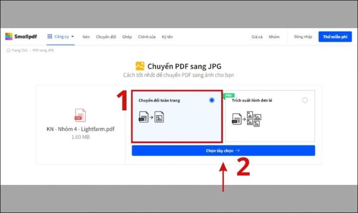 Chuyển đổi file PDF sang PNG