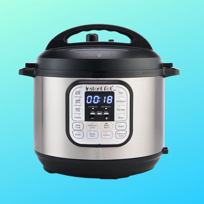 The Instant Pot makes cooking faster and easier with its multifunctional design.