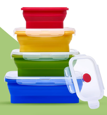 The containers expanded to reveal their full depth