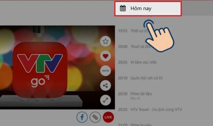 Cách để xem lại các chương trình đã phát sóng trên VTV