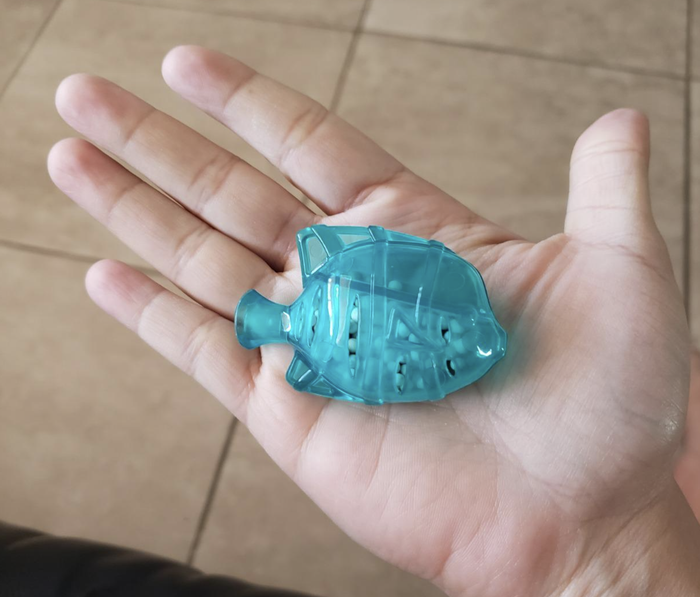A customer review photo showing the cleaner in their hand