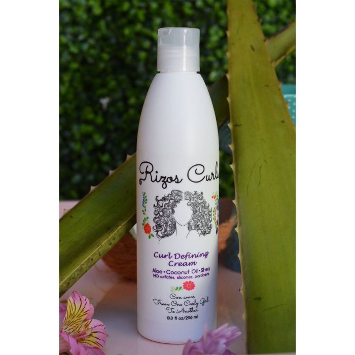 An image of the curl defining cream bottle