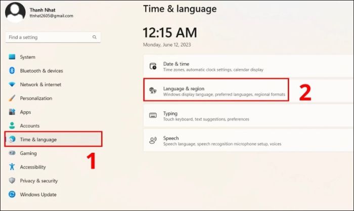 Cài đặt tiếng Việt trên laptop với hệ điều hành Windows