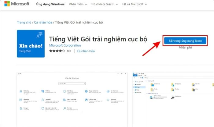Cách cài tiếng Việt trên laptop Windows bằng gói ngôn ngữ