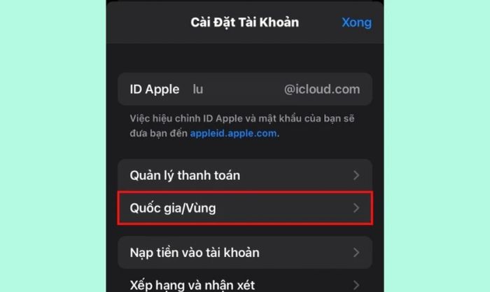 Đổi vùng từ Việt Nam sang Mỹ trên App Store để tải Chat GPT cho iPhone