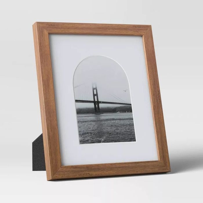 The wooden frame