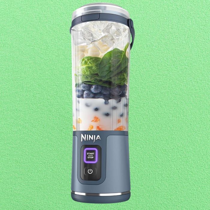 The gray-colored blender