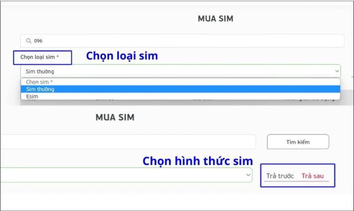 chọn lựa sim 096 phù hợp