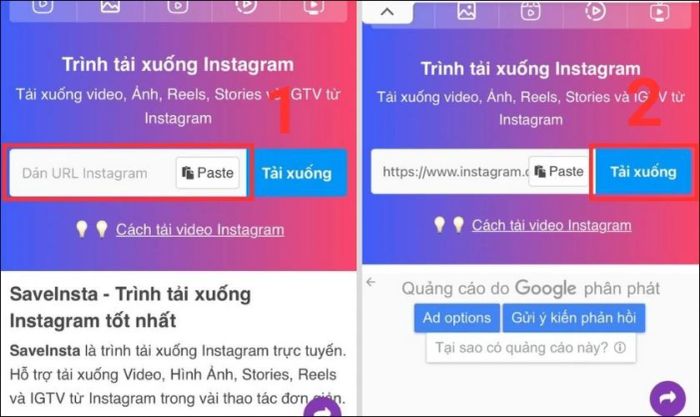 Tải video Instagram về máy của bạn